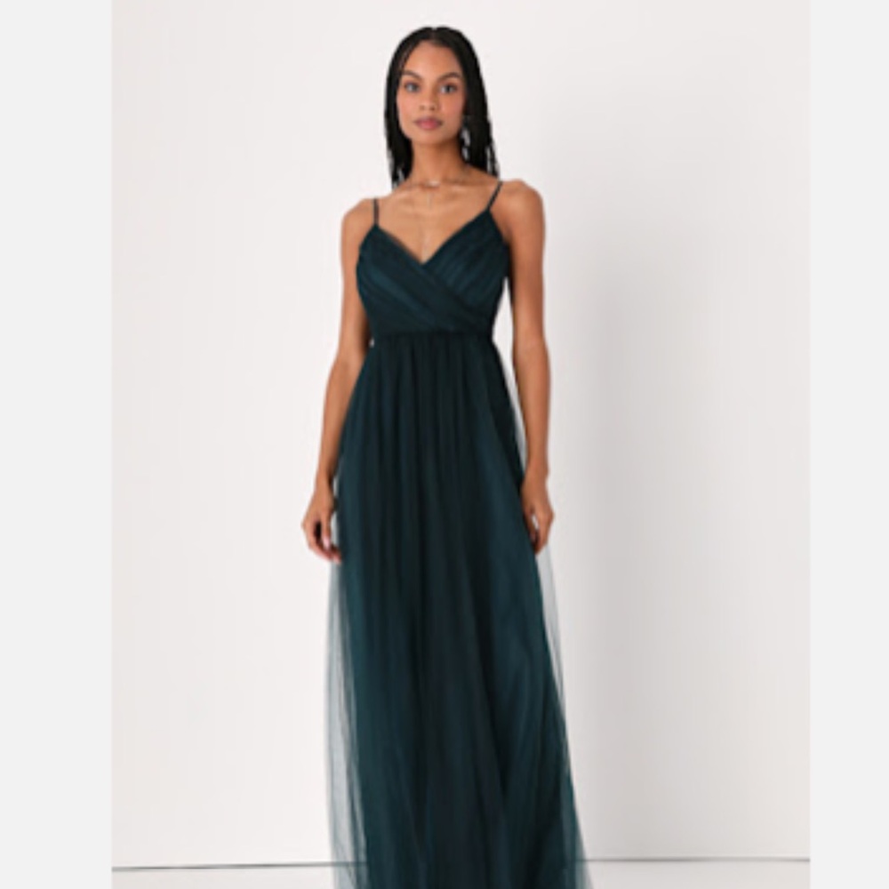 Lulu's Deep Teal Dress
